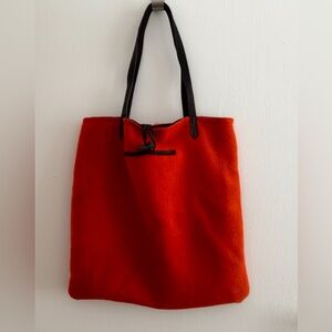 Massimo Alba orange tote